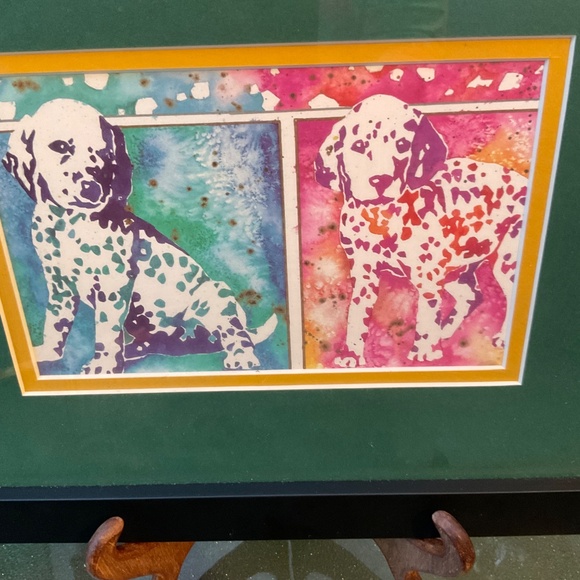 Dalmatian Puppy Dog Colorful Hanging Picture - Picture 2 of 4